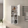 ChicFurnit Bathroom Storage Cabinet Wall Cabinet with Sink and Multiple Shelves for Bathroom Use, White, 36.61"*22.44"*3.94" - 2 of 4