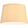 Springcrest Mapo 14" Top x 17" Bottom x 11" High x 11" Slant Lamp Shade Replacement Large Yellow Drum Traditional Fabric Softback Washer Harp Finial - 3 of 4