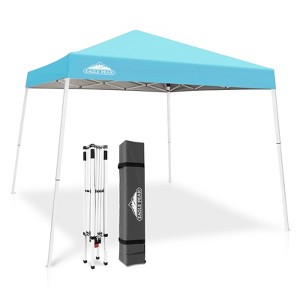 EAGLE PEAK Slant Leg Pop-up Canopy Tent Easy One Person Setup Instant Outdoor Beach Canopy Folding Portable Sports Shelter - 1 of 4