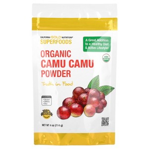 California Gold Nutrition Superfoods, Organic Camu Camu Powder, 4 oz (114 g) - 1 of 3