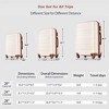 XINGHANZHENXUAN Luggage Sets 4 Piece, ABS Durable Suitcase with Travel Bag, Carry On Luggage Suitcase Set with 360° Spinner Wheels - 2 of 4