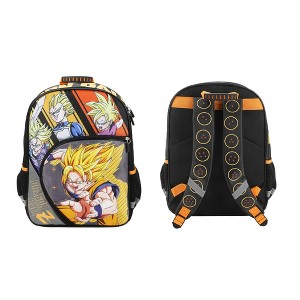 Dragon Ball Z Super Saiyan Character Panels 16” Backpack - 1 of 4