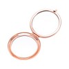Unique Bargains Double Sided Makeup Mirror Rose Gold Tone 1 Pc - 4 of 4