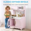 Best Choice Products Pretend Play Cottage Kitchen Wooden Toy Set for Kids w/ 5 Accessories, Oven - 3 of 4