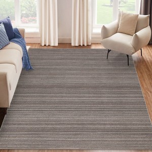 Modern Washable Area Rug for Living Room, Soft Floor Rug with Non Slip Backing, Low Pile Stain Resistant Bedside Carpet for Dorm - 1 of 4