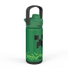 Zak Designs Antimicrobial 14oz Stainless Steel Double Wall Vacuum Beacon Bottle - 3 of 4