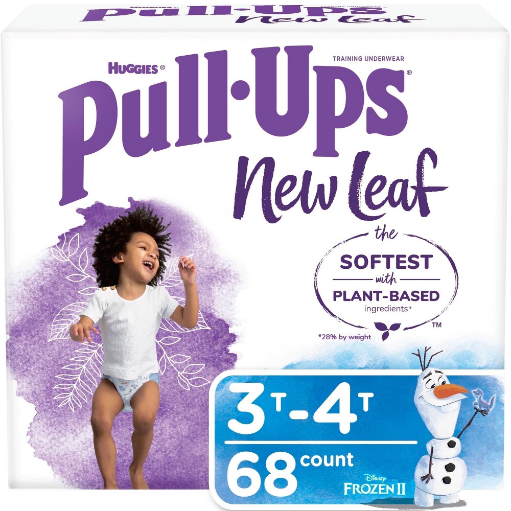 Huggies Pull Ups New Leaf Boys' Training Pants - Size 3T-4T - 68ct