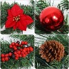 6 FT Pre-Lit Christmas Garland for Front Door,Battery Operated Xmas Garland with 20 LED Lights - 4 of 4