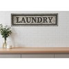 HomeRoots 10" X 36" Gray Laundry Galvanized Metal Wall Decor - 2 of 4