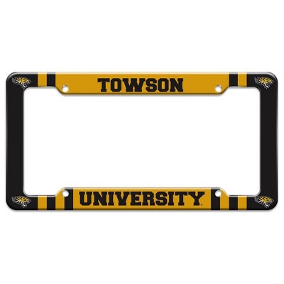 Towson University Primary Logo License Plate Tag Frame