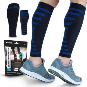 PowerLix Calf Compression Sleeve (Pair) – Calf Cramp & Shin Splint Sleeves for Men & Women - 1 of 4