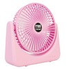 iMountek "6.5" USB Desk Fan with 2 Speeds, Quiet Operation, Adjustable Tilt for Home, Office & Bedroom Cooling" Pink - 4 of 4