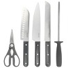 Martha Stewart Everyday 14 Piece Stainless Steel Cutlery and Wood Block Set in Grey - 4 of 4