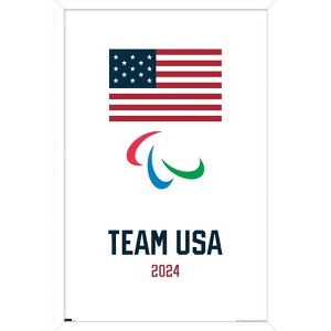 Trends International Team USA - Paralympic Logo Framed Wall Poster Prints - 1 of 4