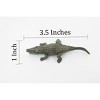 Collectible Wildlife Gifts | Crocodile, Australian Crocodile, Rubber Toy Reptile, Realistic Figure, Model, Gift,     3 1/2"     F1087 B170 - 3 of 4