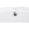 ALFI EAGO BA129  16Inch ROUND CERAMIC ABOVE MOUNT BATHROOM BASIN VESSEL SINK - 3 of 4