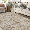 Washable Hallway Runner Rug, Ultra-Thin Non-Slip Low-Pile Vintage Indoor Carpet for Kitchen, Laundry, Bedside Accent - 3 of 4