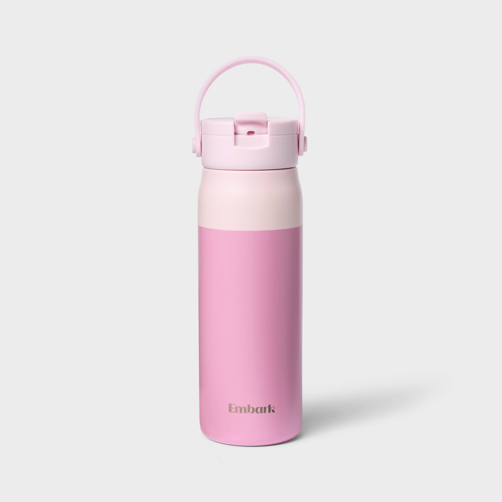 24oz Stainless Steel Hydration Water Bottle - Purple - Embark™: Portable Drinkware, Polypropylene Lid