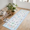 Area Rugs Modern Floral Rug for Living Room Bedroom,Low Pile Area Rugs Machine Washable Large Carpet for Dining Room Playroom Home Office Decor - 4 of 4