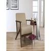27.5"1pc Accent Chair Cushion Seat Back Light Brown Upholstery - 2 of 4