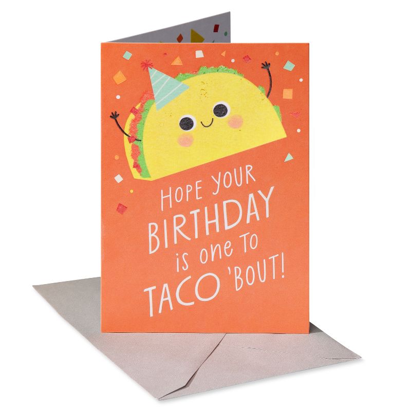 Animated Taco Birthday Card, 1 of 8