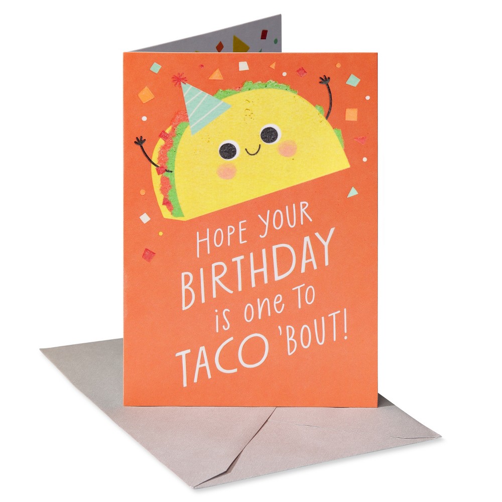 Photos - Envelope / Postcard Animated Taco Birthday Card
