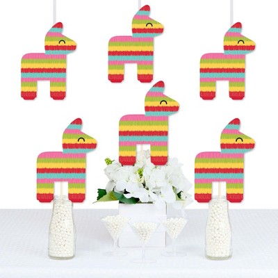 Big Dot of Happiness Let's Fiesta - Pinata Decorations DIY Mexican Fiesta Party Essentials - Set of 20