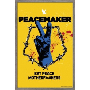 Trends International DC Studios Peacemaker: Season 2 (2025) - Eat Peace Motherf*#kers Framed Wall Poster Prints - 1 of 4