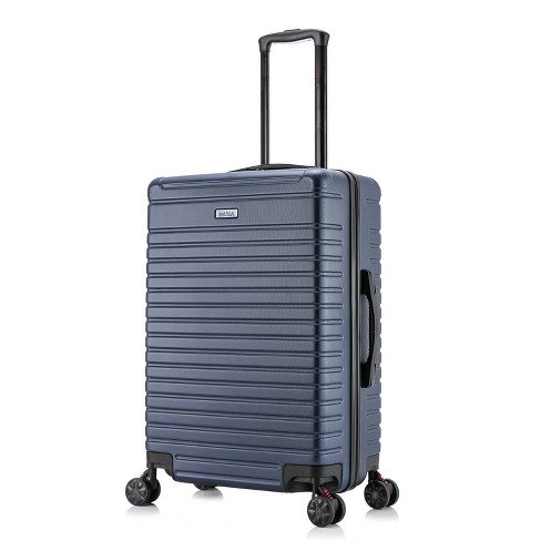 Inusa Deep Lightweight Hardside Medium Checked Spinner Suitcase