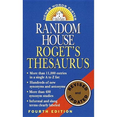 Random House Roget's Thesaurus - (Paperback)