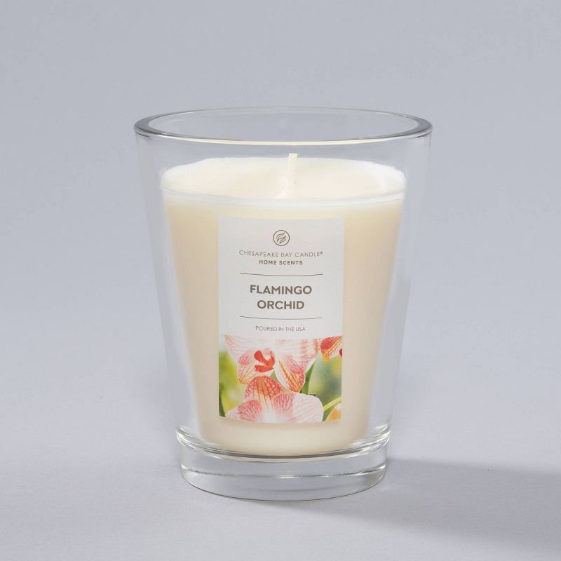 11.5oz Jar Candle Flamingo Orchid - Home Scents by Chesapeake Bay Candle, 4 of 8