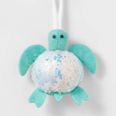 Sequin Sea Turtle Christmas Tree Ornament - Wondershop™