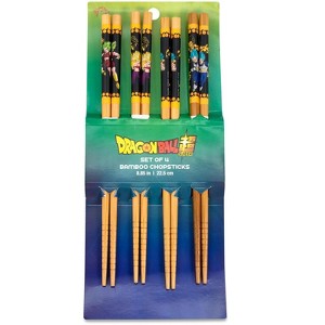 Just Funky Dragon Ball Super Bamboo Chopsticks | Set of 4 - 1 of 4