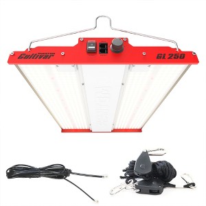 PHANTOM Cultivar GL250 250 Watt 120 Volt Plug LED Aluminum Grow Tent Lamp Compact Plant Light Fixture for Indoor Cultivation, Red - 1 of 4