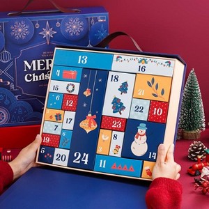 Presence 2025 Christmas Countdown Calendar 24 Day Surprise Gift Box Christmas Treasure Box Empty Box - 1 of 2