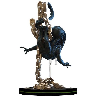 Alien Xenomorph Black Metal Figurine with Chain