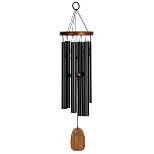 Woodstock Wind Chimes Signature Collection, Moonlight Sonata Chime, 23'' Moonlight Sonata Chime Black Wind Chime MOSO
