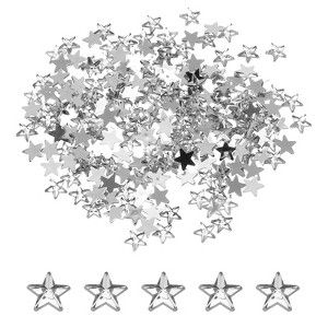 Unique Bargains Craft Embellishments Flat Back Jewelry Making Acrylic Star Rhinestone 200 Pcs - 1 of 4