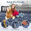TackView Area Rug for Bedroom Machine Washable Area Rugs Modern Abstract Carpet with Non Slip Backing for Living Room, Dining Room - 4 of 4