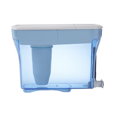 ZeroWater 30 Cup Blue Water Filtration Dispenser with Activated Carbon Filter
