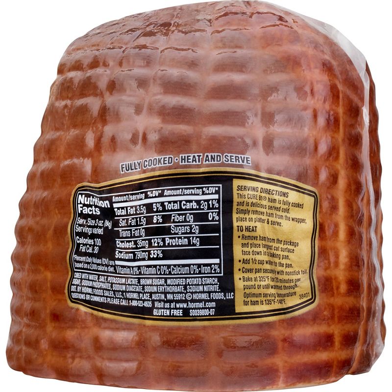Cure 81 Boneless Half Ham - 2-5.5lbs - price per lb, 3 of 7