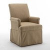 Classic Covered Dining Arm Chair - WOVENBYRD - 2 of 4