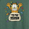 Women's - Garfield - Tis The Reason Lightweight French Terry Wide Neck Long Sleeve Shirt - 2 of 4