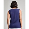 Jones New York Sleeveless Split Neck Embroidered Tank - 3 of 3