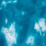 teal acid tie dye