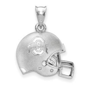 Black Bow Jewelry Sterling Silver Ohio State Buckeyes NCAA Pendant - 1 of 3