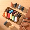 VEVOR Leather Working Tools Kit, 92 PCS Leather Craft Tools with Portable Leather Storage Bag, Engraving Punching Sewing Stamping Sanding Tools,Brown - 2 of 4