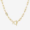 sanctuaire Flat Chain Link Necklace Gold - 2 of 3