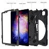 MyBat iPad Case with 360° Rotating Kickstand for Apple iPad Air 11 (2024) (2025) , Hand Strap & Pen Holder - 2 of 4