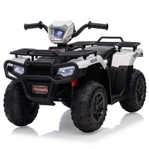 Coucheta 12V Kids Ride-On ATV, Electric Quad with 2.2 MPH Safety Speed, LED Lights & Music - 1 of 4